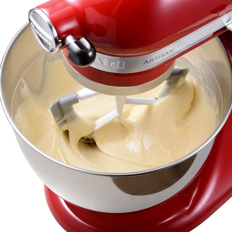 KITOART Flex Edge Beater for KitchenAid 4.5/5 QT Tilt Head Stand Mixer, Beater with Double Silicone Edge, Mixer Paddle, Perfect 4.5/5 Quart Tilt Head Stand Mixer Attachment, White - Image 2